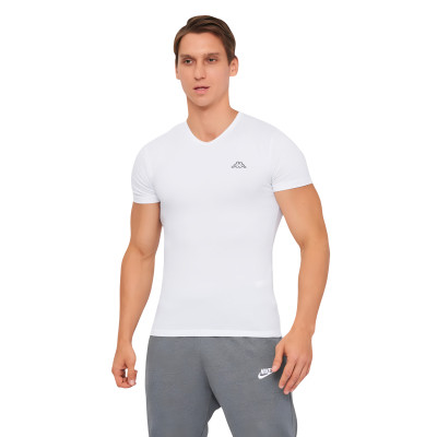 Футболка Kappa T-shirt Mezza Manica Scollo V K1311 Bianco білий XL (8052394813935) Вінниця - фото 1