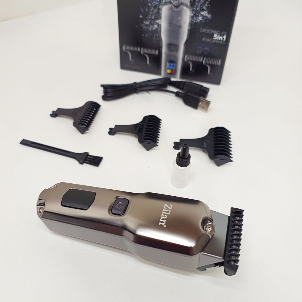 Електромашинка для стрижки, Аккумуляторная машинка-триммер для стрижки волос Триммер висков BD-27 Львов - изображение 11