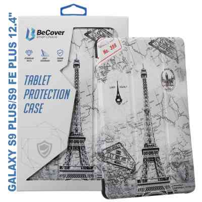 Чехол для планшета BeCover Smart Case Samsung Tab S9 Plus (SM-X810/SM-X816)/S9 FE Plus (SM-X610/SM-X616) 12.4" Paris (710380) Винница