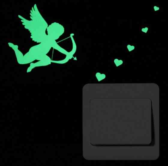 Купідон світиться на перемикач 7,5*7,5 см Київ