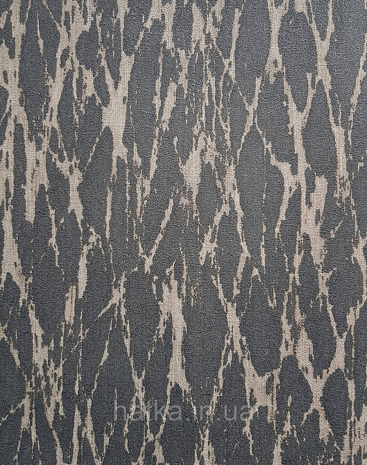 Шпалери вінілові на флізеліні AS creation Amber метрові 1.06Х10 структурні кора дерева чорні беж з глянцем Київ - фото 3
