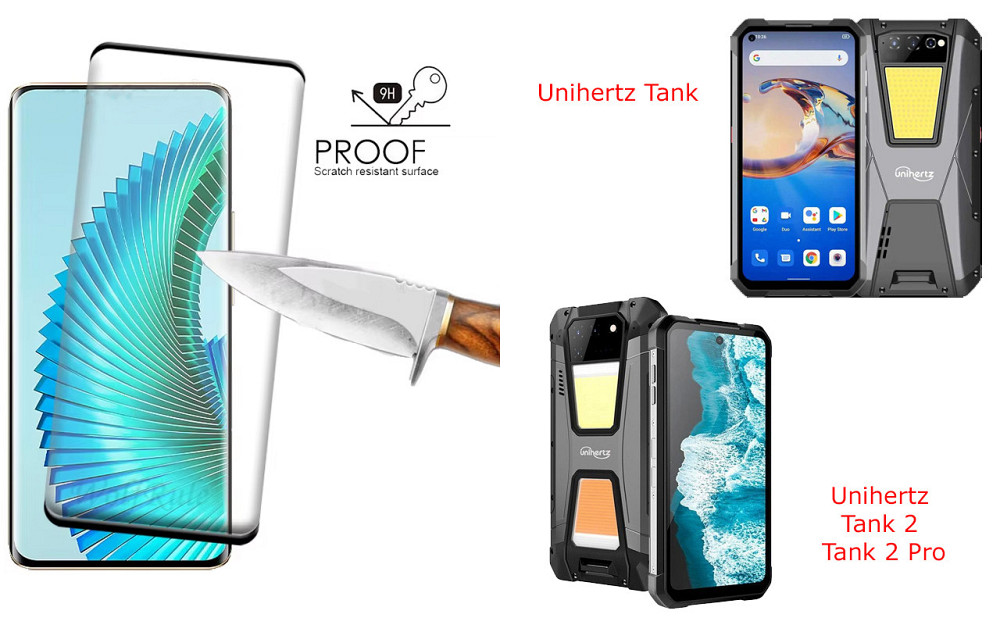 Захисне скло HyperGlass Pro для Unihertz Tank, Tank 2, Tank 2 Pro – максимальна чутливість та захист Київ - фото 1