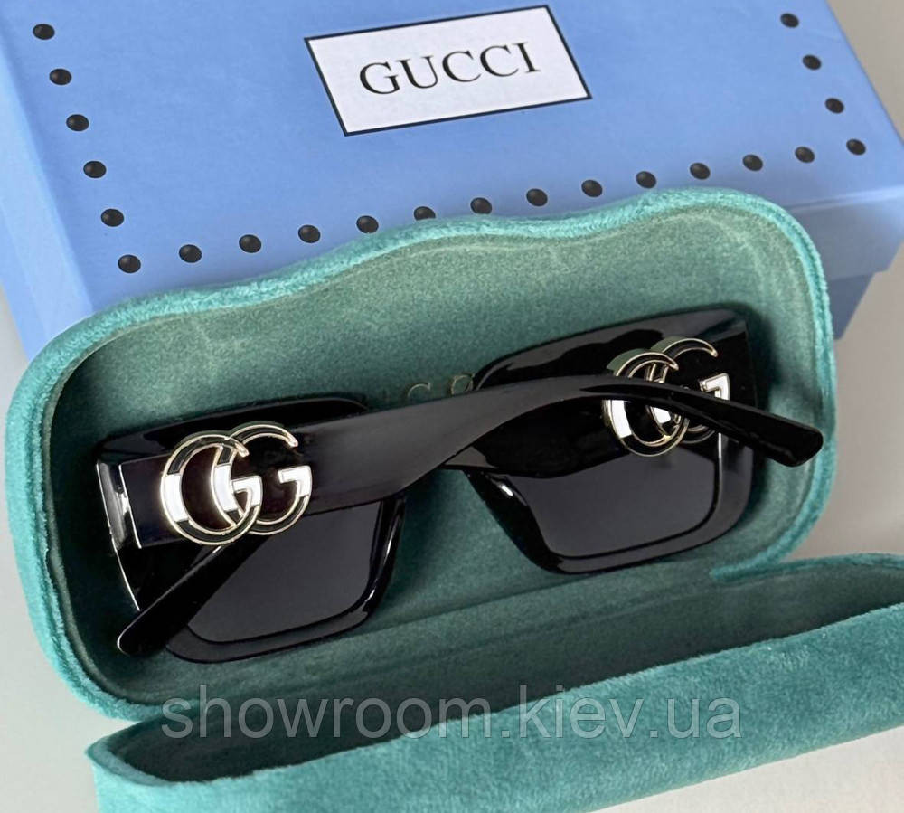 Жіночі сонцезахисні окуляри з поляризацією GG (41320) black Київ - фото 3