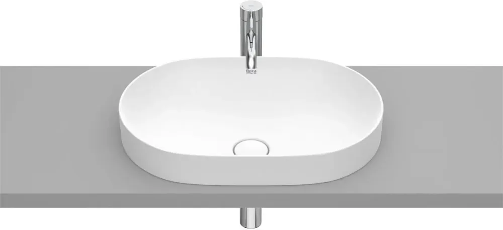 Раковина  Roca Inspira 55X37Cm Round Fineceramic Biały Matowy (A327527620) Київ - фото 1