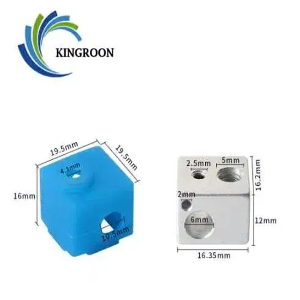 Нагрівальний блок Kingroon V5 + силіконовий носок Київ - фото 2