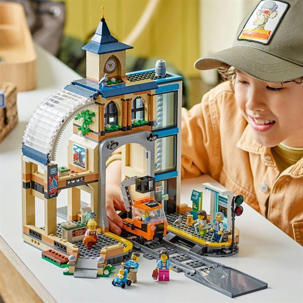 Конструктор LEGO City Центральний залізничний вокзал 752 деталі (60469) Харків - фото 7