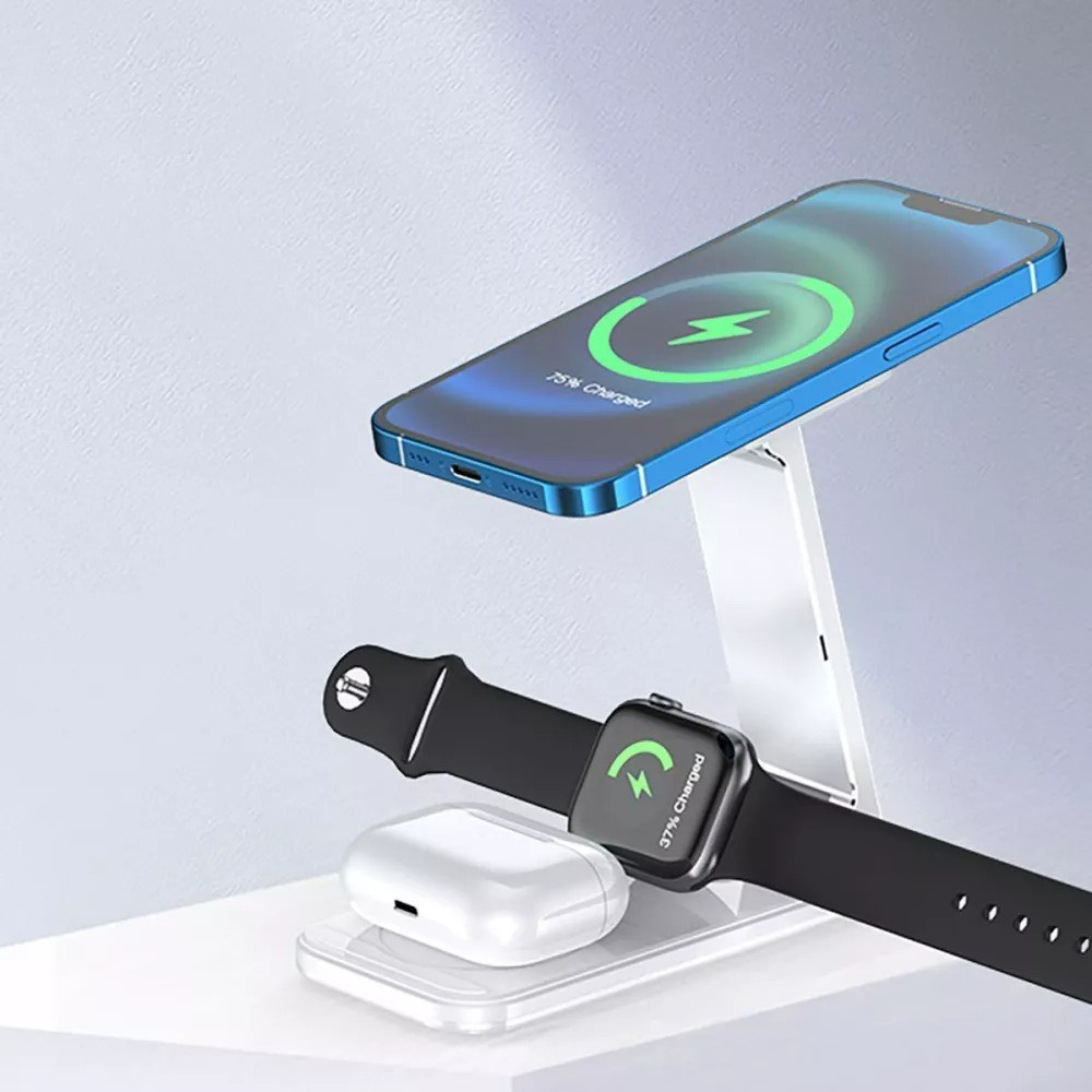 Бездротовий зарядний пристрій Proove Energy Fold 3in1 15 W White (WSEF15010002) ( Білий ) Харків - фото 4