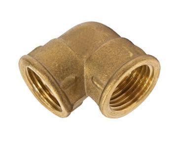 Кут 1/2'' внутр/внутр Україна, латунь посилений Харків - фото 1