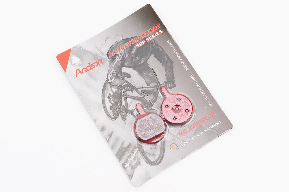 Гальмівні колодки Disk-brake (PROMAX DSK-400,410,610,610J,650,650J, XNINE), червоні YL-1048 Київ - фото 1