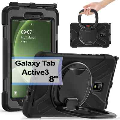 Чохол до планшета BeCover Heavy Duty Samsung Galaxy Tab Active 3 SM-T570/SM-T575/SM-T577 8&quot; Black (713450) Вінниця