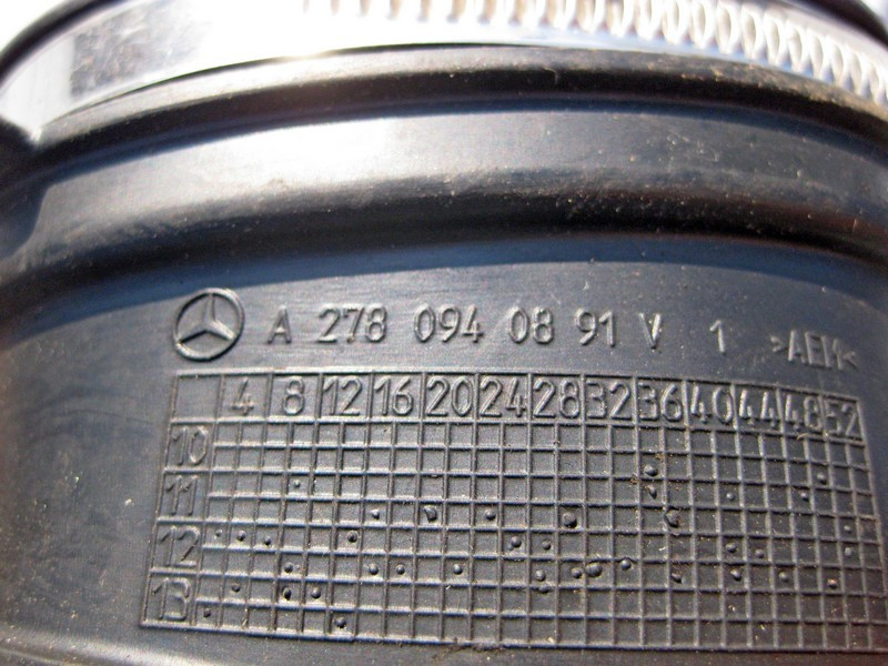 Mercedes-Benz  A2780940891 Манжета з лівого повітряного фільтра для двигуна М278 V8 4.6л Одеса - фото 3