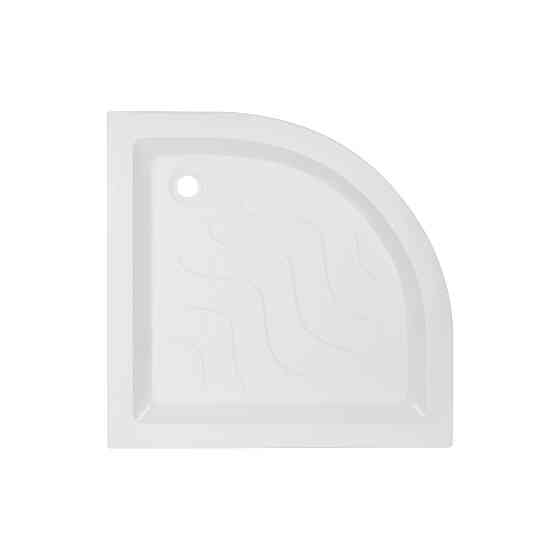 Набор Lidz душевая кабина Latwa SC80x80.SAT.LOW.GR, стекло тонированное 4 мм + поддон Kupala Киев