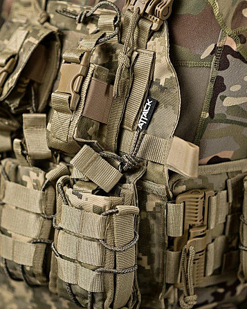 Плитоноска 4 швидкі скидання Cordura піксель ВТ7930 Київ - фото 4