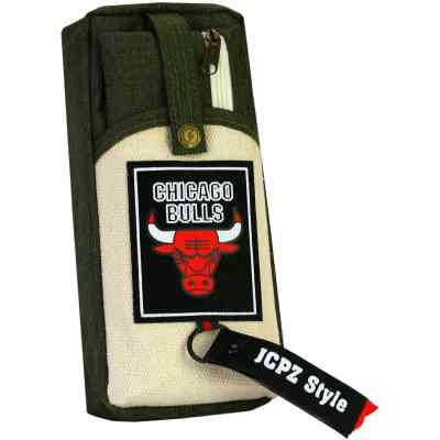 Пенал Cool For School 2 відділення Chicaco Buliis чорний (J-2390-1-green) Вінниця