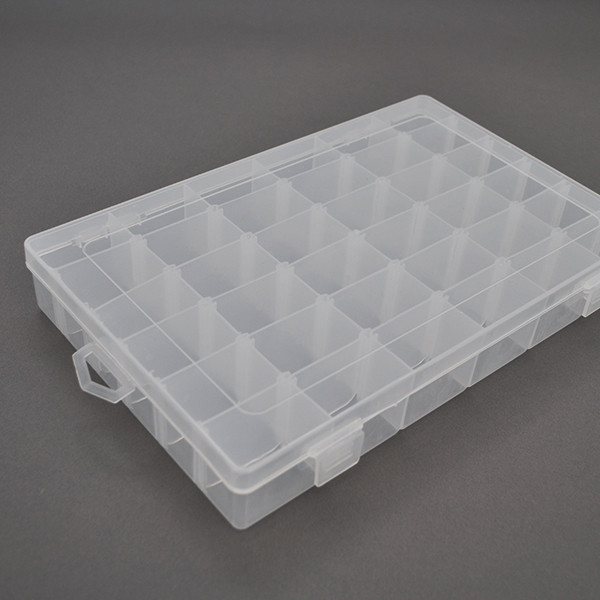 Пластмассовый ящик для радиодеталей, 270 х 45 х 175 мм, 36 отделений Полтава - изображение 1