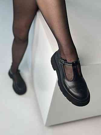 Olli Лоферы женские OLLI черные из натуральной кожи размер 36-40 (Т-40-Астра) Коломыя