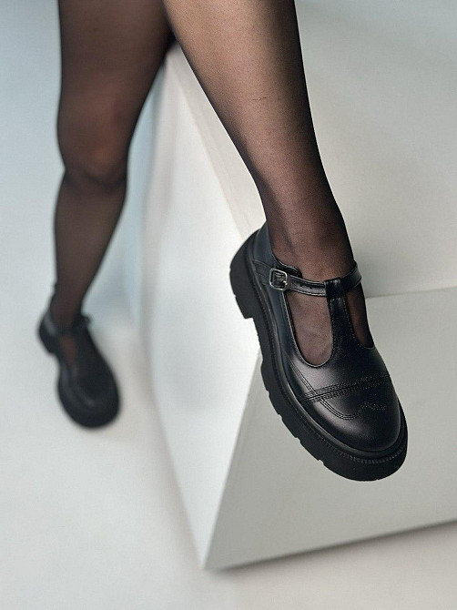 Olli Лоферы женские OLLI черные из натуральной кожи размер 36-40 (Т-40-Астра) Коломыя - изображение 6