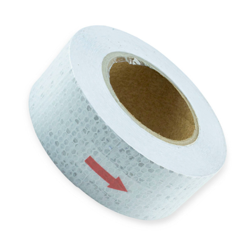 Лента 5см х 25м (белая) сота светоотражающая Мукачево - изображение 1