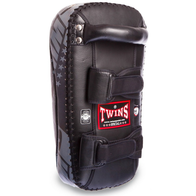 Пады для тайского бокса Тай-пэды TWINS FKPL2-38-L размер 41х21х11 см черный Киев - изображение 3