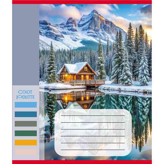 Зошит загальний "Кольори гір" 060-610093K-5 в клітинку, 60 аркушів Вінниця