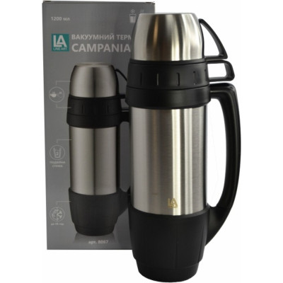 Термос Line Art Campania 1200 мл сріблястий (8087LA-7) Винница - изображение 6