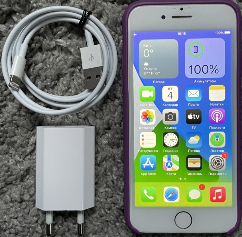 Айфон Apple iPhone 7 32Gb. Silver Neverlock Киев - изображение 8