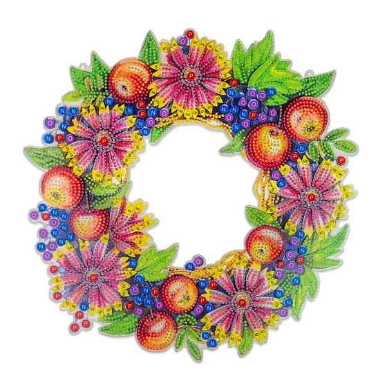 Набір для творчості Алмазна мозаїка "Віночок" HHE13844, 30х30 см Вінниця