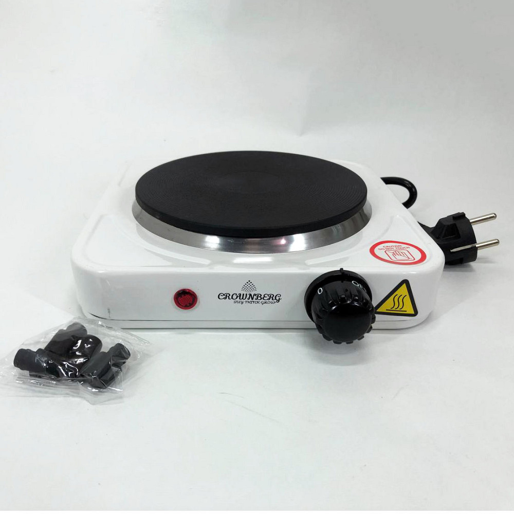 Плита побутова переносна Crownberg CB-3742, Зручна настільна плита для приготування страв BV-96 Івано-Франківськ - фото 6
