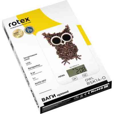 Весы кухонные Rotex RSK14-O owl Винница
