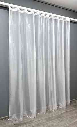 Тюль VR-Textil 009т Органза однотонна Білий 250х270 см (42-0868) Київ