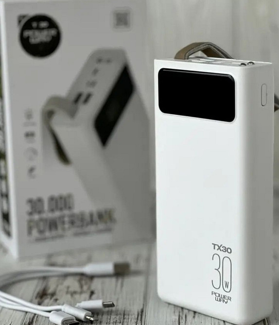 Павербанк Power Bank Power Way TX-30 30000 mAh Київ - фото 6