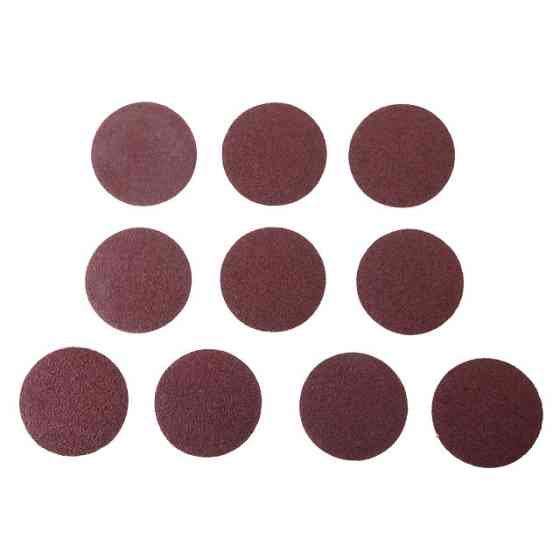 Круг наждаковий на липучці 125 мм, папір клас E, щільність 220 г/м², К36, 10 од. INTERTOOL BT-0552 Київ