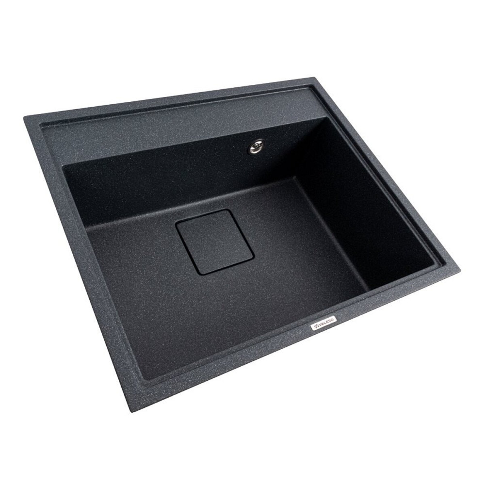 VALESO Кухонна мийка гранітна VALESO 6050 SHERLIT (антрацит) Київ - фото 3