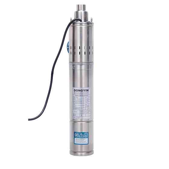 Насос шнековий свердловинний 0.75кВт H 170(107)м Q 35(20)л/хв Ø96мм (нерж) DONGYIN 4QGD1.2-100-0.75 (777213) Рівне