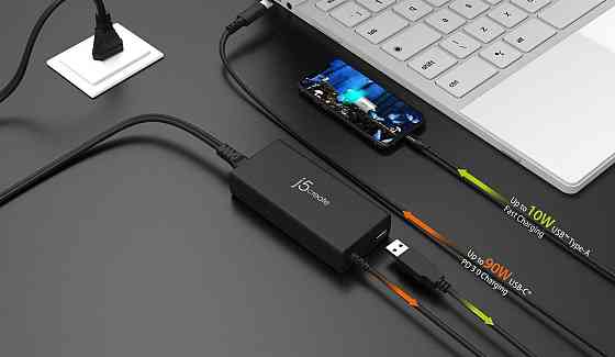 Мережевий зарядний пристрій J5create Super Charger 100 W Black (JUP2290C-EN) ( 14172 ) Харьков