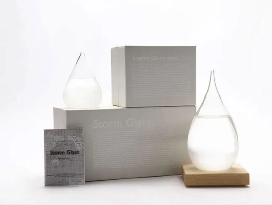 УЦЕНКА КОРОБКА Барометры Штормгласс Кристалл Призма с LED подсветкой Storm glass Кременчуг