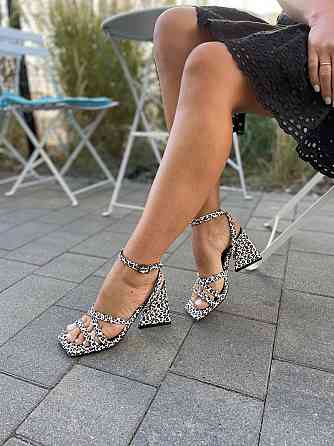 LIRIO Босоніжки жіночі з натуральної шкіри літні на підборах леопардові відкриті LIRIO L0282/80 Коломыя