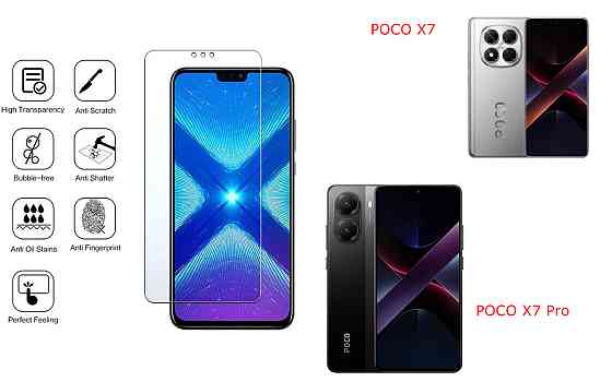 Защитное стекло NeoGlass для POCO X7, POCO X7 Pro – ультрапрозрачное и устойчивое Киев