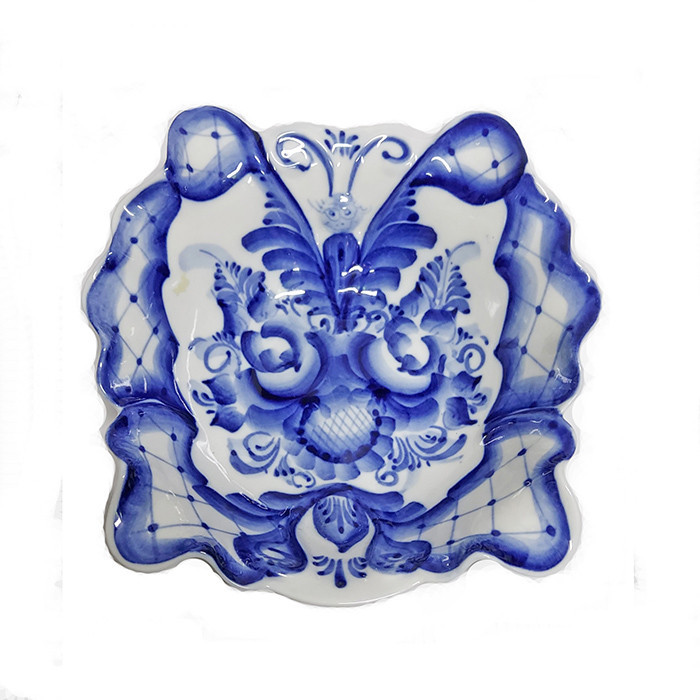 Салатник керамічний Гжель Метелик Київ - фото 1