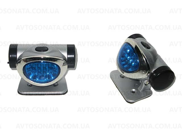 Підсвічування-ліхтар зовнішнє KL-26 2x7LED Blue овал (пара) Вінниця - фото 2