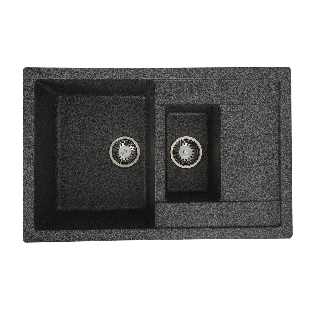 Гранітна мийка для кухні VALESO TOSKANA 7850W матова Графіт Коломыя - изображение 2