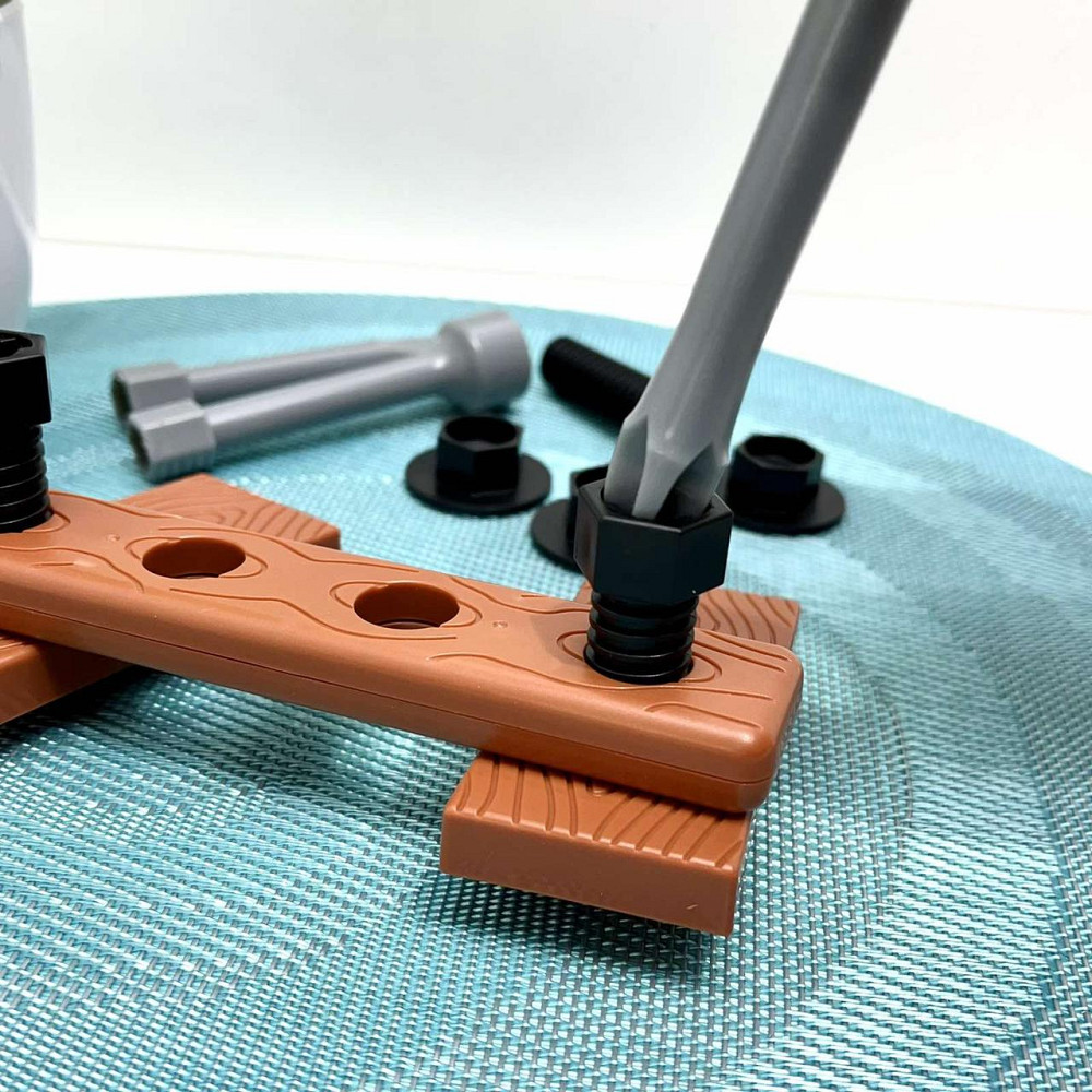 Набір інструментів шуруповерт дриль механічний Жовтий (T027) Чернигов - изображение 3