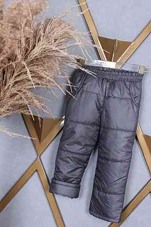 Детские лыжные штаны плащевка серые 104,110,116 Николаев