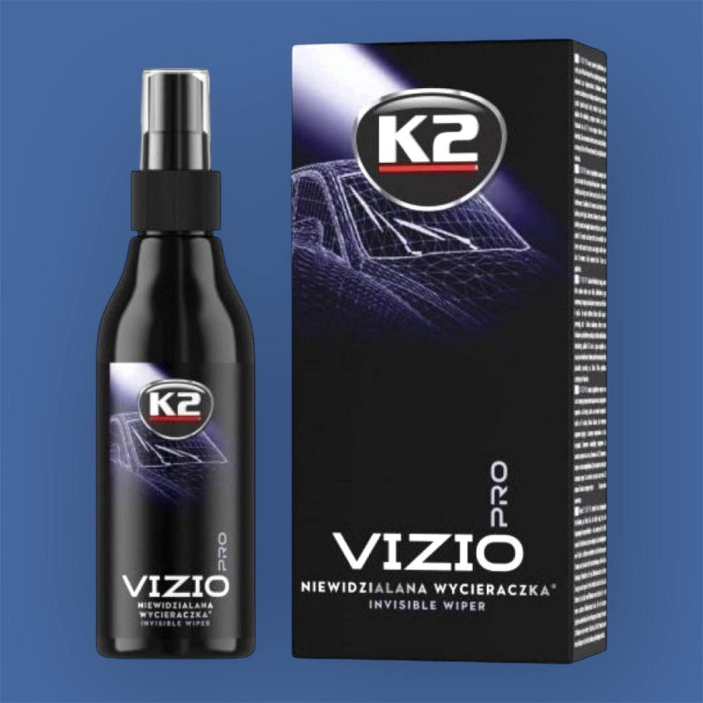 Антидощ для скла авто K2 Vizio Pro 150 мл, аплікатор і мікрофібра Чортків - фото 2