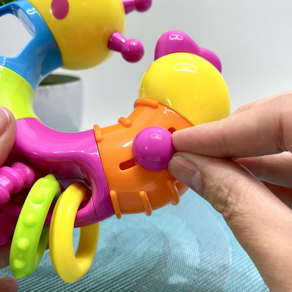 Брязкальце Гусениця-логіка з 6 секцій Вид 2 (9182) Чернігів - фото 4