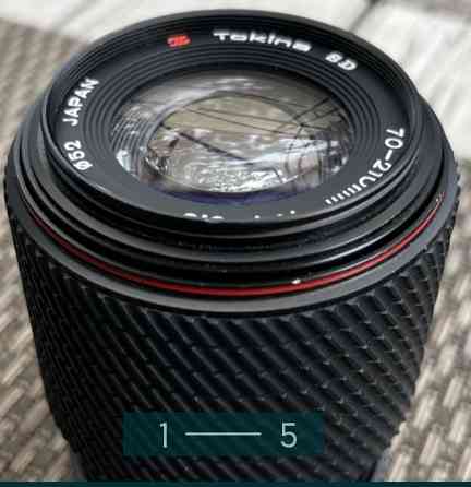 Объектив : Tokina 70-210mm. 1.4 Japan. Киев