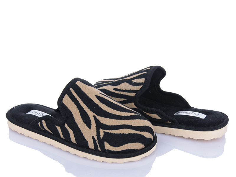 Тапочки женские домашние PaGo Зебра закрытый носок 40 Одесса - изображение 6