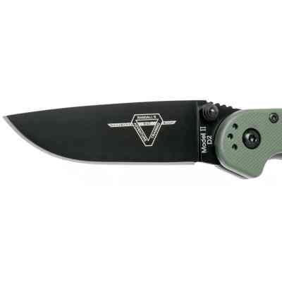 Нож Ontario Knife RAT II D2 OD Green, Black Blade (ON8830OD) Винница