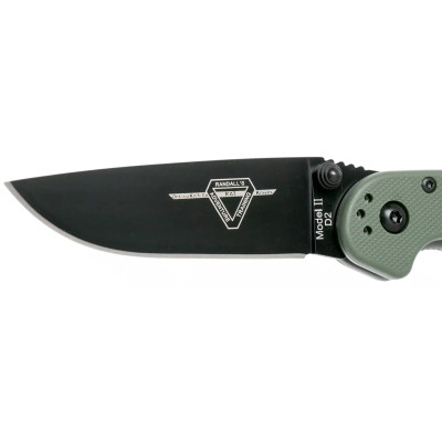 Ніж Ontario Knife RAT II D2 OD Green, Black Blade (ON8830OD) Вінниця - фото 3
