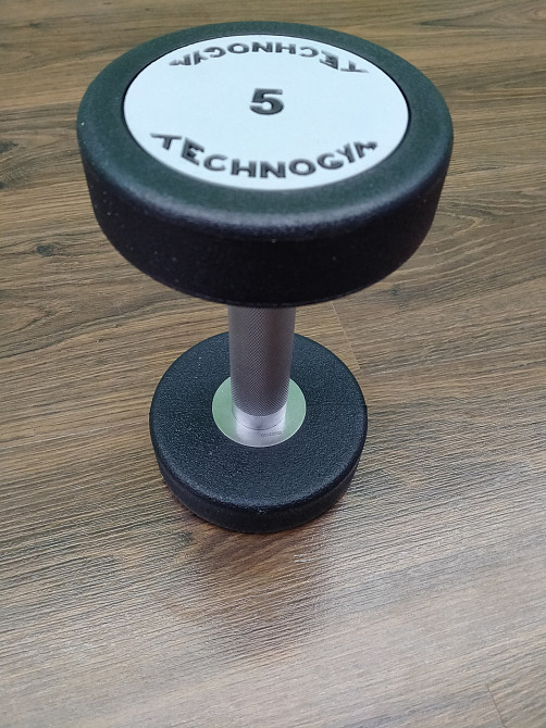Гантель 5 кг цельная полиуретановая TECHNOGYM Киев - изображение 3